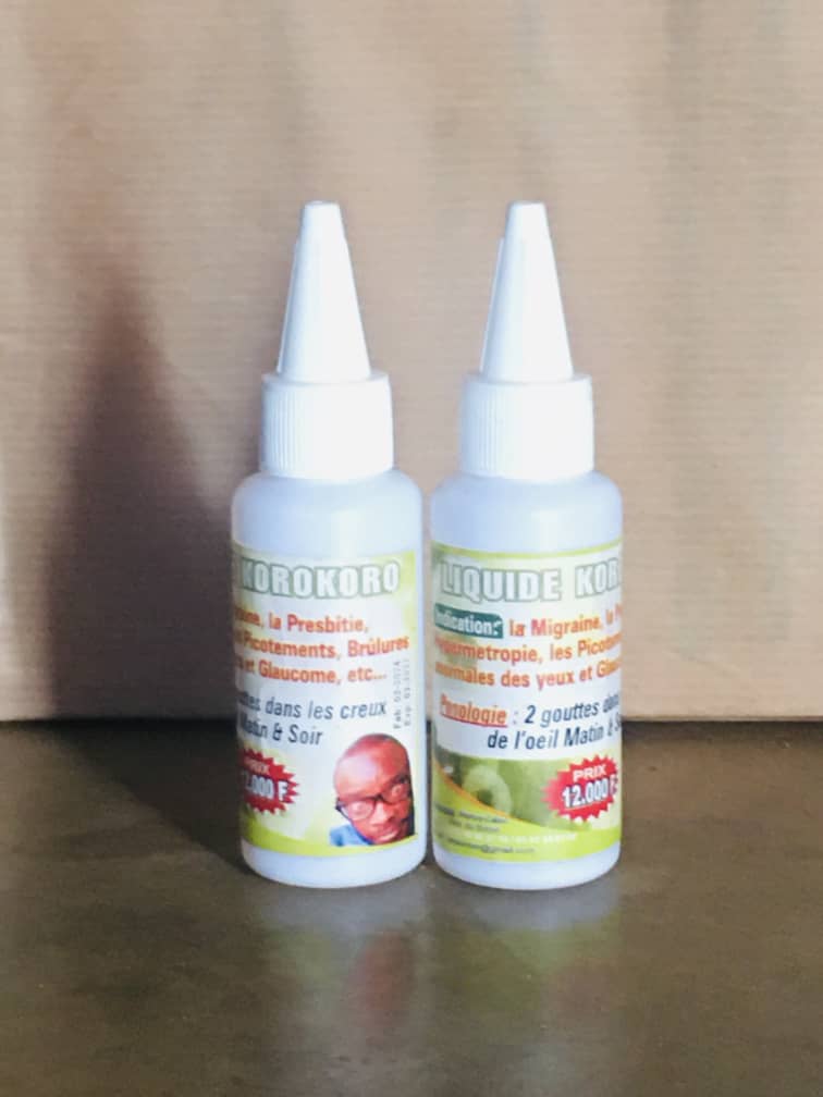 Liquide Korokoro en flacon compte-gouttes